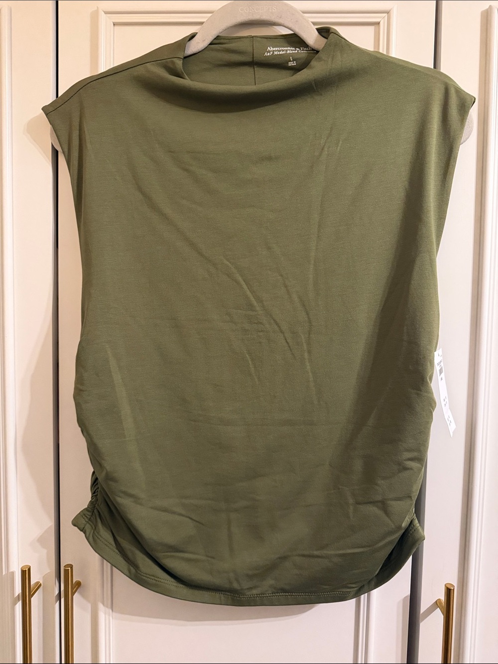 Abercrombie & Fitch Olive Green Tank- NWT
